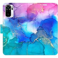 iSaprio flip case BluePink Paint for Xiaomi Redmi Note 10 / Note 10S - Phone Cover