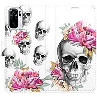 iSaprio flip pouzdro Crazy Skull pro Xiaomi Redmi Note 10 / Note 10S - Phone Cover