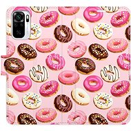 iSaprio flip pouzdro Donuts Pattern 03 pro Xiaomi Redmi Note 10 / Note 10S - Phone Cover