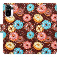 iSaprio flip pouzdro Donuts Pattern pro Xiaomi Redmi Note 10 / Note 10S - Phone Cover