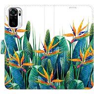 iSaprio flip pouzdro Exotic Flowers 02 pro Xiaomi Redmi Note 10 / Note 10S - Phone Cover