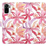 iSaprio flip pouzdro Flower Pattern 10 pro Xiaomi Redmi Note 10 / Note 10S - Phone Cover