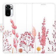 iSaprio flip pouzdro Pink Flowers 03 pro Xiaomi Redmi Note 10 / Note 10S - Phone Cover