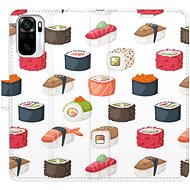 iSaprio flip pouzdro Sushi Pattern 02 pro Xiaomi Redmi Note 10 / Note 10S - Phone Cover