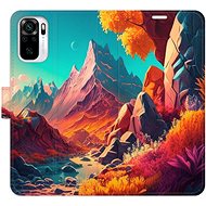 iSaprio flip pouzdro Colorful Mountains pro Xiaomi Redmi Note 10 / Note 10S - Phone Cover