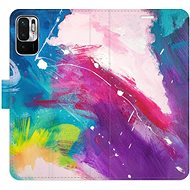 iSaprio flip pouzdro Abstract Paint 05 pro Xiaomi Redmi Note 10 5G - Phone Cover