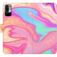 iSaprio flip case Abstract Paint 07 for Xiaomi Redmi Note 10 5G - Phone Cover