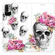 iSaprio flip pouzdro Crazy Skull pro Xiaomi Redmi Note 10 5G - Phone Cover