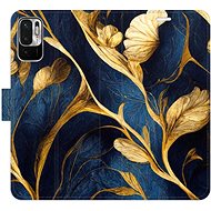 iSaprio flip pouzdro GoldBlue pro Xiaomi Redmi Note 10 5G - Phone Cover