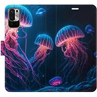 iSaprio flip case Jellyfish for Xiaomi Redmi Note 10 5G - Phone Cover