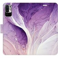 iSaprio flip pouzdro Purple Paint pro Xiaomi Redmi Note 10 5G - Phone Cover