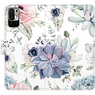 iSaprio flip pouzdro Succulents pro Xiaomi Redmi Note 10 5G - Phone Cover