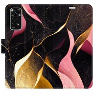 iSaprio flip pouzdro Gold Pink Marble 02 pro Xiaomi Redmi Note 11 / Note 11S - Phone Cover