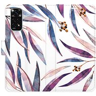 iSaprio flip pouzdro Ornamental Leaves pro Xiaomi Redmi Note 11 / Note 11S - Phone Cover
