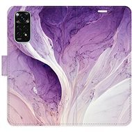 iSaprio flip puzdro Purple Paint na Xiaomi Redmi Note 11/Note 11S - Kryt na mobil