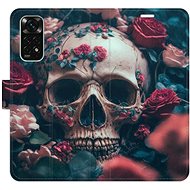 iSaprio flip pouzdro Skull in Roses 02 pro Xiaomi Redmi Note 11 / Note 11S - Phone Cover