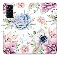 iSaprio flip case Succulents Pattern for Xiaomi Redmi Note 11 / Note 11S - Phone Cover