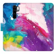 iSaprio flip pouzdro Abstract Paint 05 pro Xiaomi Redmi Note 8 Pro - Phone Cover