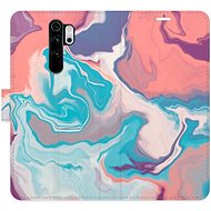 iSaprio flip pouzdro Abstract Paint 06 pro Xiaomi Redmi Note 8 Pro - Phone Cover