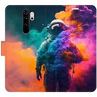 iSaprio flip case Astronaut in Colours 02 for Xiaomi Redmi Note 8 Pro - Phone Cover