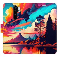 iSaprio flip pouzdro Colorful Mountains 02 pro Xiaomi Redmi Note 8 Pro - Phone Cover
