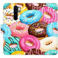 iSaprio flip case Donuts Pattern 02 for Xiaomi Redmi Note 8 Pro - Phone Cover