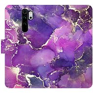 iSaprio flip case Purple Marble for Xiaomi Redmi Note 8 Pro - Phone Cover