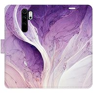 iSaprio flip case Purple Paint for Xiaomi Redmi Note 8 Pro - Phone Cover
