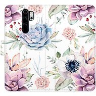 iSaprio flip pouzdro Succulents Pattern pro Xiaomi Redmi Note 8 Pro - Phone Cover