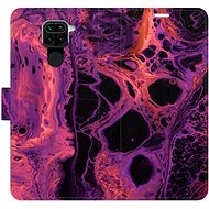 iSaprio flip pouzdro Abstract Dark 02 pro Xiaomi Redmi Note 9 - Phone Cover
