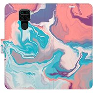 iSaprio flip pouzdro Abstract Paint 06 pro Xiaomi Redmi Note 9 - Phone Cover