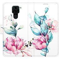 iSaprio flip pouzdro Beautiful Flower pro Xiaomi Redmi Note 9 - Phone Cover