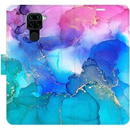 iSaprio flip pouzdro BluePink Paint pro Xiaomi Redmi Note 9 - Phone Cover
