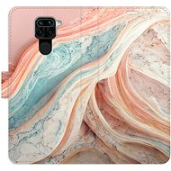 iSaprio flip pouzdro Colour Marble pro Xiaomi Redmi Note 9 - Phone Cover