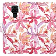 iSaprio flip pouzdro Flower Pattern 10 pro Xiaomi Redmi Note 9 - Phone Cover