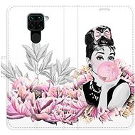 iSaprio flip pouzdro Girl with bubble pro Xiaomi Redmi Note 9 - Phone Cover