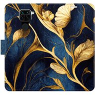 iSaprio flip case GoldBlue for Xiaomi Redmi Note 9 - Phone Cover