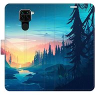 iSaprio flip pouzdro Magical Landscape pro Xiaomi Redmi Note 9 - Phone Cover