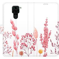 iSaprio flip case Pink Flowers 03 for Xiaomi Redmi Note 9 - Phone Cover