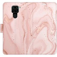 iSaprio flip case RoseGold Marble for Xiaomi Redmi Note 9 - Phone Cover