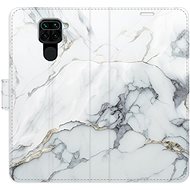 iSaprio flip case SilverMarble 15 for Xiaomi Redmi Note 9 - Phone Cover