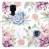 iSaprio flip pouzdro Succulents Pattern pro Xiaomi Redmi Note 9 - Phone Cover
