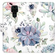 iSaprio flip pouzdro Succulents pro Xiaomi Redmi Note 9 - Phone Cover