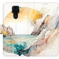 iSaprio flip pouzdro Winter in the Mountains pro Xiaomi Redmi Note 9 - Phone Cover