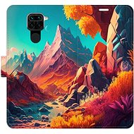 iSaprio flip case Colorful Mountains for Xiaomi Redmi Note 9 - Phone Cover