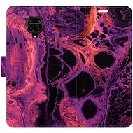 iSaprio flip pouzdro Abstract Dark 02 pro Xiaomi Redmi Note 9 Pro / Note 9S - Phone Cover