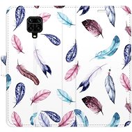 iSaprio flip pouzdro Colorful Feathers pro Xiaomi Redmi Note 9 Pro / Note 9S - Phone Cover