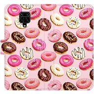 iSaprio flip pouzdro Donuts Pattern 03 pro Xiaomi Redmi Note 9 Pro / Note 9S - Phone Cover