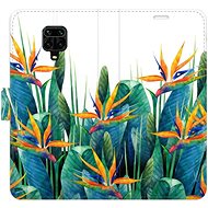 iSaprio flip pouzdro Exotic Flowers 02 pro Xiaomi Redmi Note 9 Pro / Note 9S - Phone Cover