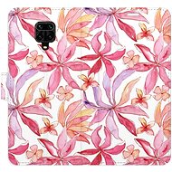 iSaprio flip pouzdro Flower Pattern 10 pro Xiaomi Redmi Note 9 Pro / Note 9S - Phone Cover
